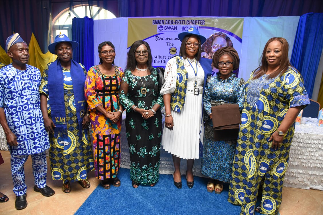 EkitiStateMWASD's tweet photo. Ekiti Women Affairs Commissioner charges SWAN Members to raise "The Next Generation of Female Accountants" through Structured Mentorships. https://t.co/hYFdlTAvUr