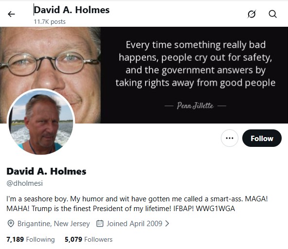David A Holmes tweet media