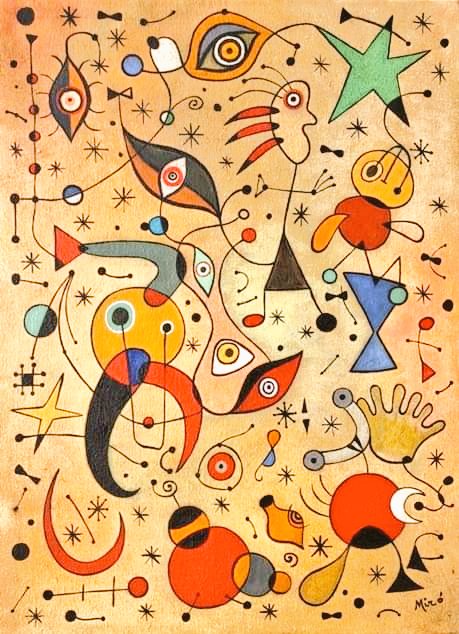 JoshNovak's tweet photo. 🌈 EMBRACING THE VIBRANT TAPESTRY OF OUR EMOTIONS MAKES LIFE A BEAUTIFUL JOURNEY.. 🛣️ #ColorfulLife #MentalHealthMatters

🎨✨ art has a magical way
of connecting us all, transcending boundaries and evoking feelings
we sometimes can't put into words. This vibrant piece captures
a whirlwind of emotions
and thoughts, inviting us to explore the layers of creativity and imagination. Let’s celebrate the beauty of expression in every color and form! 🌟🖼️💜💙🧡 

What feelings does this artwork evoke for u? Maybe, share ur thoughts! 💭 

🎨✨ art has a way of connecting us across time! Did u know Joan Miró's "The Birth of the World" was created in 1925, not 1941? Let's celebrate the true origins of masterpieces! 🖼️❤️ #ArtHistory #JoanMiró #Surrealism #CulturalAwareness #Art #Creativity #VibrantColors #EmotionalJourney #ArtLovers #Inspiration