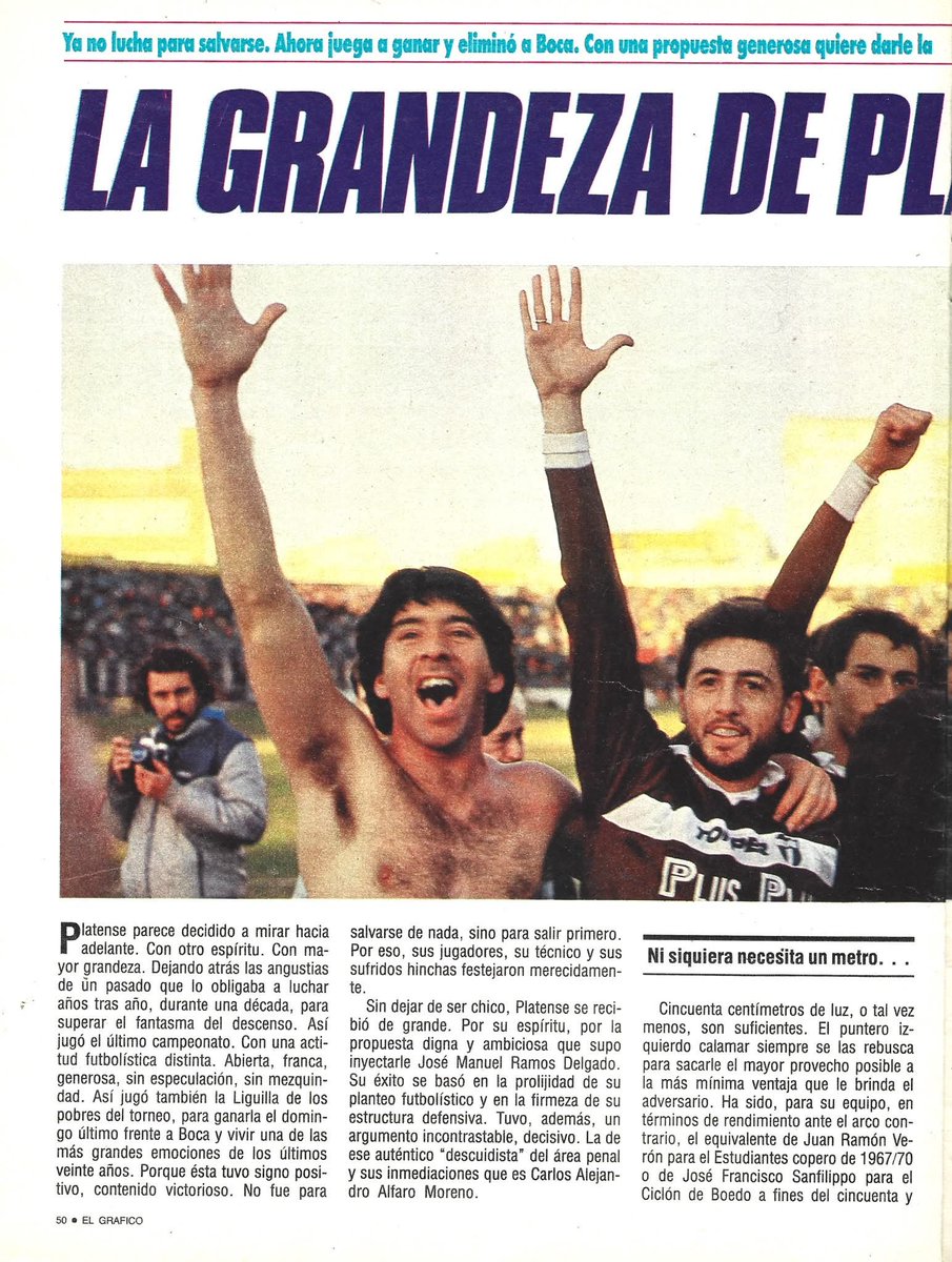 PCioccale's tweet photo. El 10/7/1988 hace 38 años, en cancha de @FerroOficial (neutral). @caplatense derrotaba a @BocaJrsOficial por 2 a 1, y ganaba el derecho a intervenir en la Liguilla Pre @Libertadores Temporada 1988\89.

@platenseancho @MuseoCAP @ale_fabbri @calaensutinta https://t.co/sGvGR6dLCi