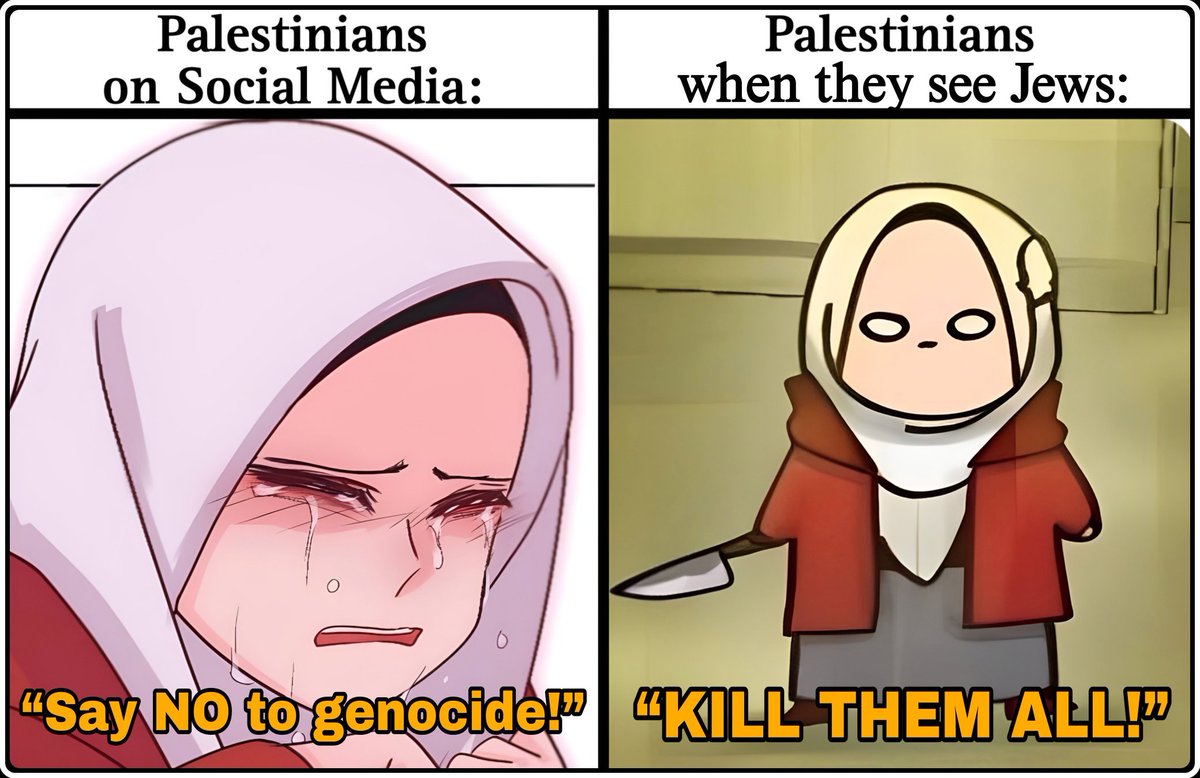 Vlamsss's tweet photo. the classic palestinian victim card https://t.co/cKCJP2uP7U
