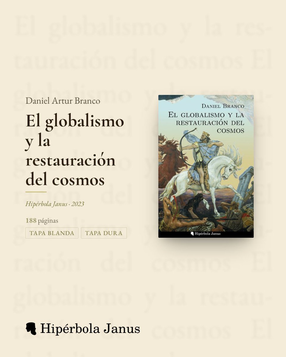 HiperbolaJanus's tweet photo. «Invertido el orden, «ellos» no ven lo que nosotros vemos. Su mundo no es el nuestro. Ya no hay espacio que acoja nuestra historia.»

— Daniel Artur Branco
#HombreModerno #Modernidad #Nihilismo #Globalismo #Antitradición https://t.co/sdGqee4ojH