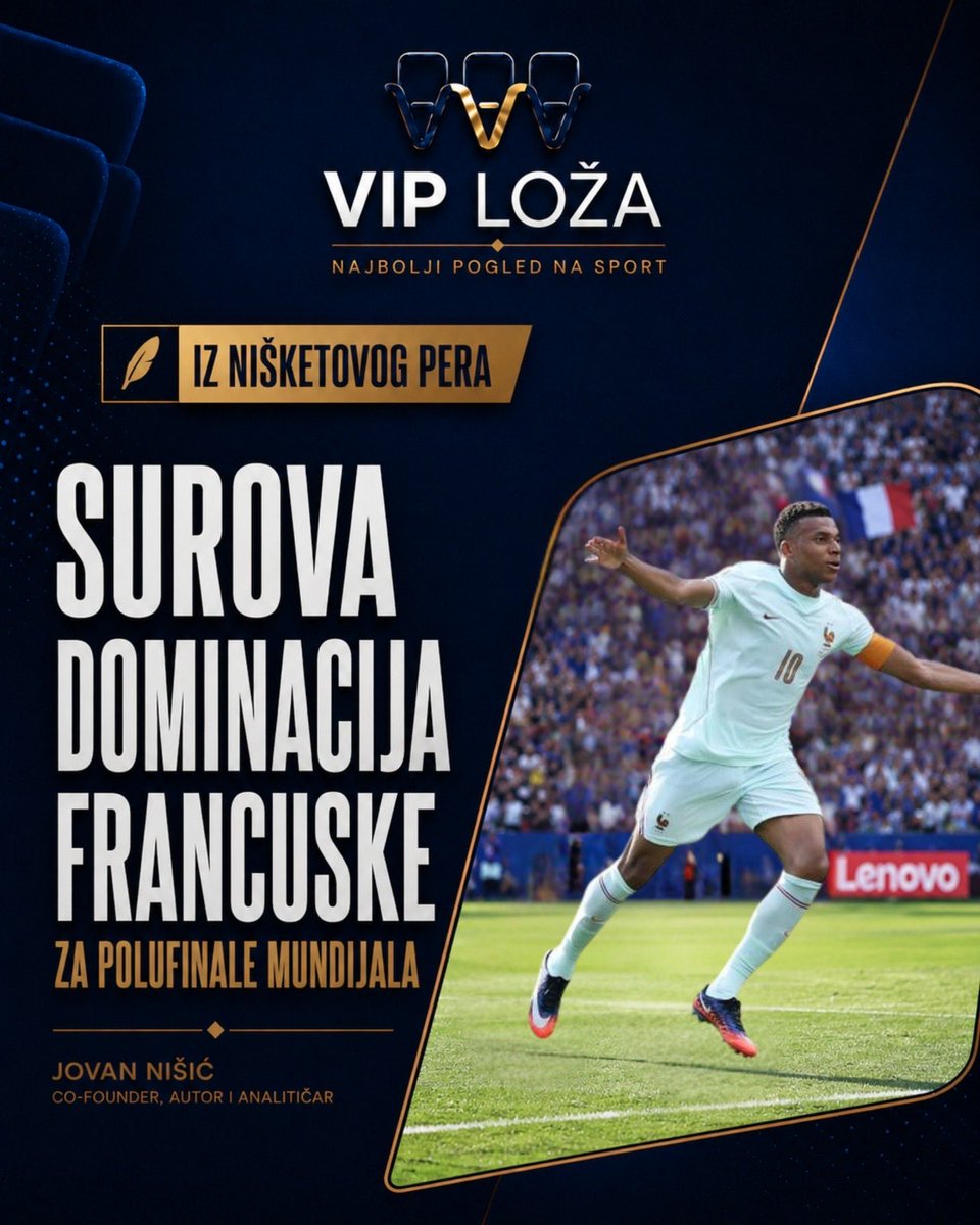 viplozars's tweet photo. Kako je Francuska došla do pobede?

Diktator ide po 🏆? 

Reći će Vam @jovannisic45 u novom tekstu na našem sajtu:

https://t.co/dXjWXvMOmr https://t.co/sJ42yyYK5b