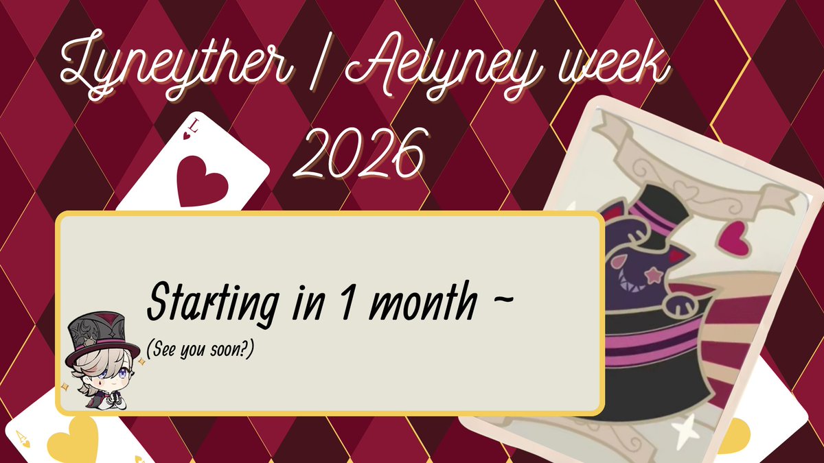 Lyneyther week 2026 - Prompts pinned 📌(Aug 10-16) tweet media