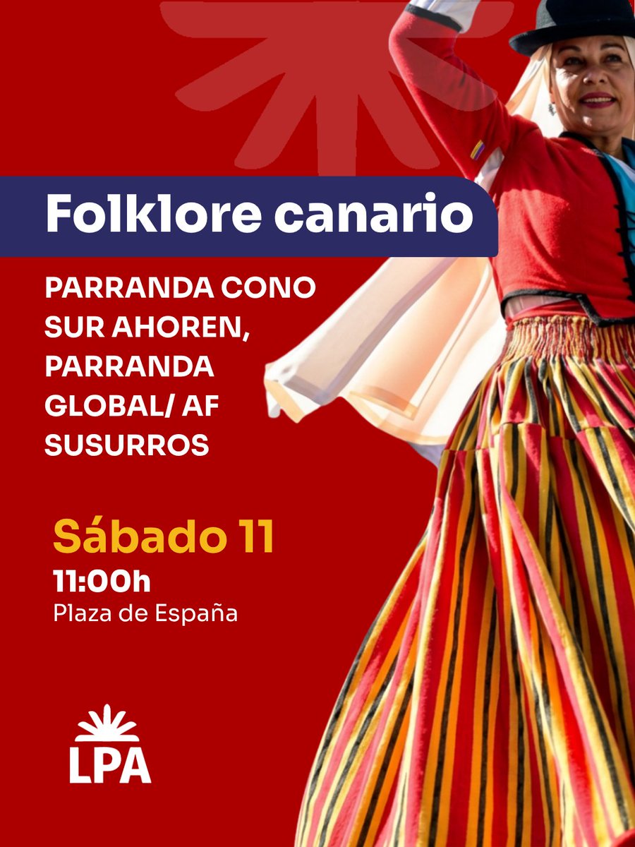 LpaVisit's tweet photo. ¡Siente el alma de Canarias en el corazón de Las Palmas de Gran Canaria! 💃✨

Déjate llevar por el ritmo de nuestras tradiciones, la fuerza de la música y el color de nuestras vestimentas en entornos únicos de la ciudad.

#FolkloreCanario #LasPalmasDeGranCanaria #LPAvisit https://t.co/QO8GFm75WA