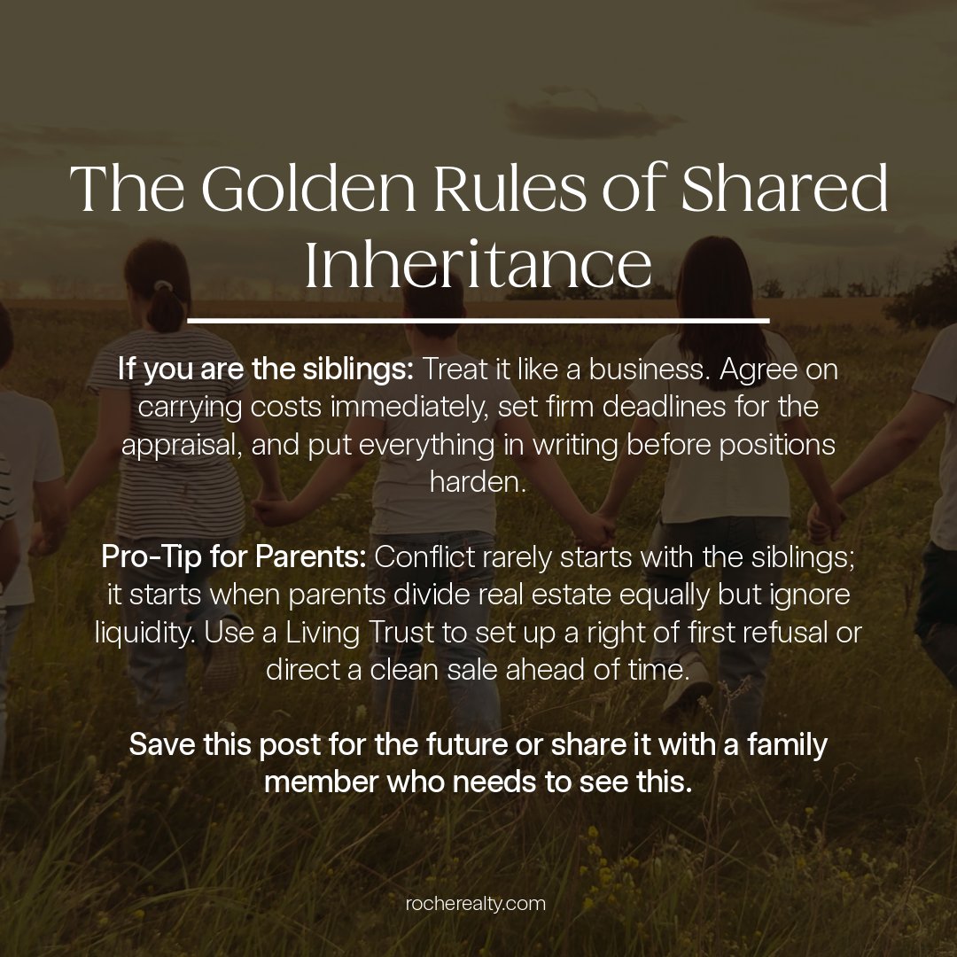 RocheRealty's tweet photo. Inheriting a home with siblings means managing a major real estate asset together. 
Need a NH property valuation? Visit https://t.co/enqj0vGOA8 👇
#RealEstateTips #HomeInheritance #SiblingBuyout #PropertyValue https://t.co/NvTfcEA9A7