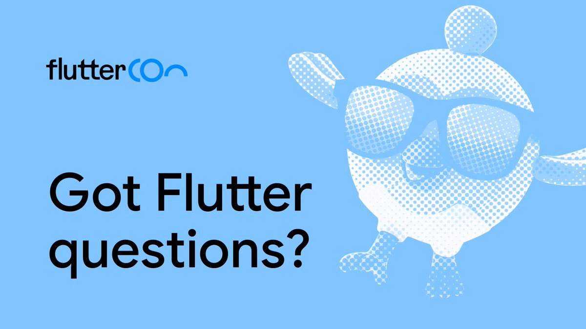 FlutterDev's tweet photo. We're interviewing Flutter devs at #FlutterconUSA26! 

Some things we're discussing: 
💬 Full-stack hot reload
💬 Enterprise-scale Flutter projects
💬 Inclusivity in app dev 
💬 AI-assisted dev

What questions do you have for our speakers? Drop them below ↓ https://t.co/FcXceKfDBr