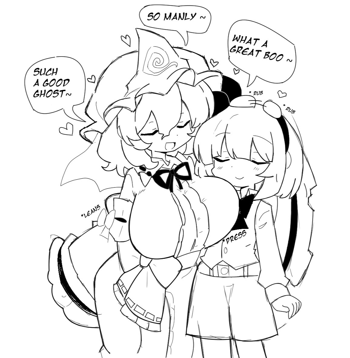 AliceKoneba's tweet photo. Yuyuko Pampers Youmu https://t.co/zecgRWc48Y