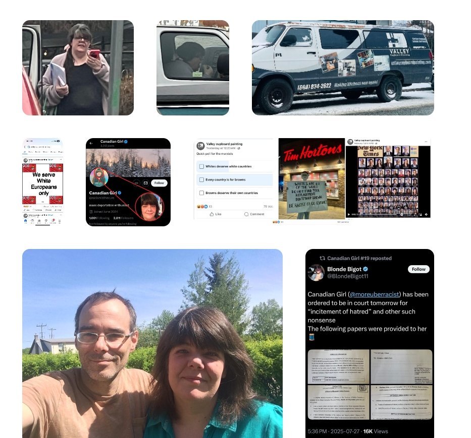 AgniVesa_07's tweet photo. Many people are confusing her for being for porki, but thats just not true, She's Christine Loughead, this is a 52 years old woman and a felon who was arrested on august 2024, she operated alongside with pakistanis and bangladeshis, in spreading hateful videos glorifying violence against india.

Yes, the videos you see on twitter of some random indian getting hit by trains, or some indians tragically losing their lives in some accidents, atleast 60% of those videos were cirulated and amplified by this sadistic piece of crap.