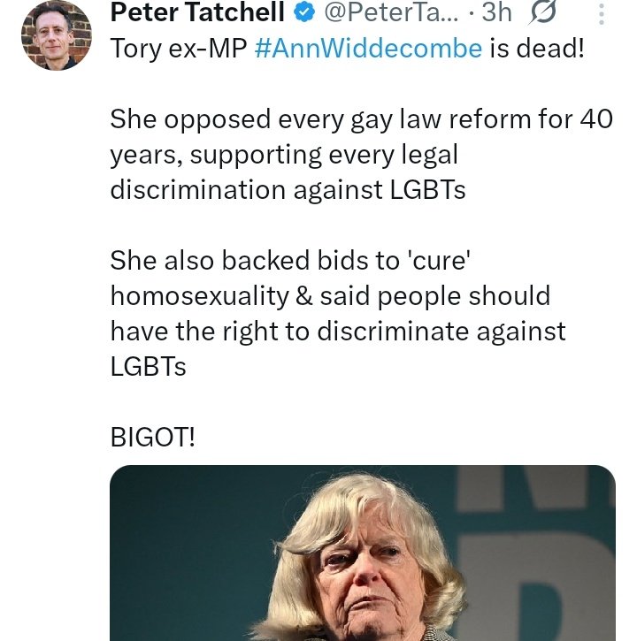 Mike50552313's tweet photo. @PeterTatchell Just in case you missed it. https://t.co/mlCfyrEYao
