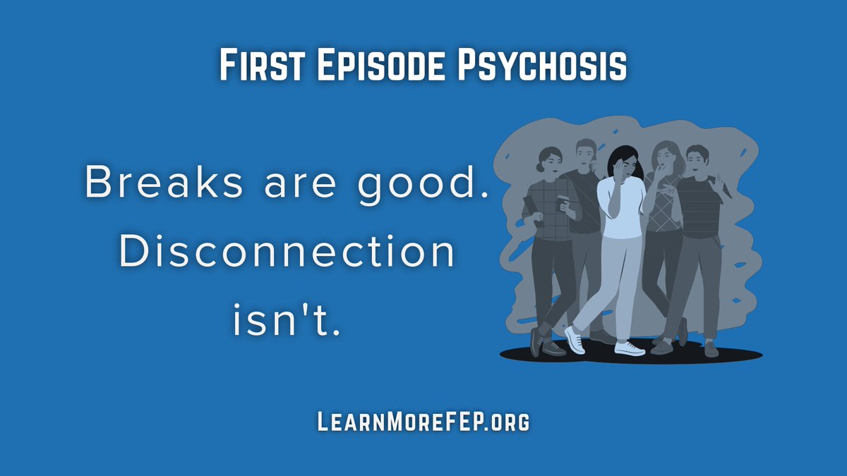 MATFORCEAZ's tweet photo. Breaks are good. Checking out from reality isn’t.
Learn more at https://t.co/kq8qhMC57S
#MentalHealth #FEP https://t.co/kV12UkEcYX