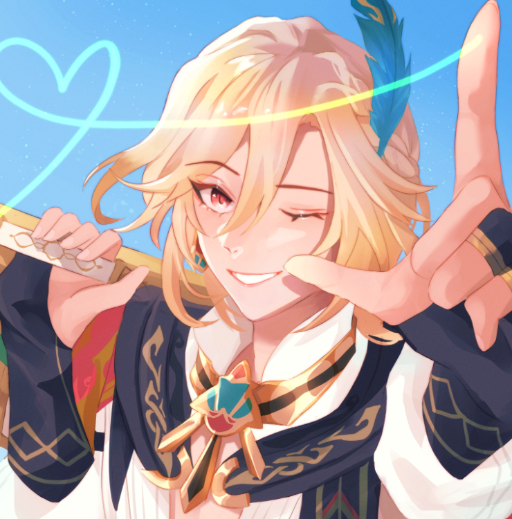 IMAIZ00MY's tweet photo. i've drawn kaveh for his birthday every year since his release from 2023-2026 and i've given him the same grin each time LOL https://t.co/g5N5crlM8g