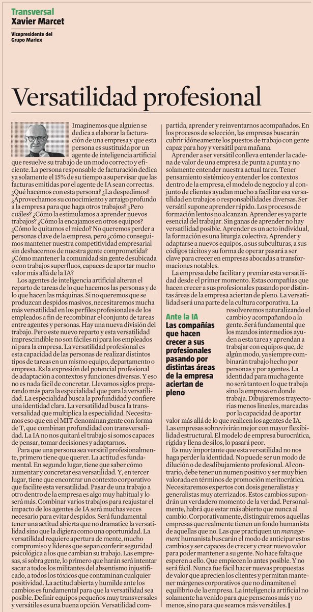 navamorqui's tweet photo. Reflexionando sobre la rápida adaptación a posibles nuevas funciones @XavierMarcet https://t.co/aYQ6lY3QMc