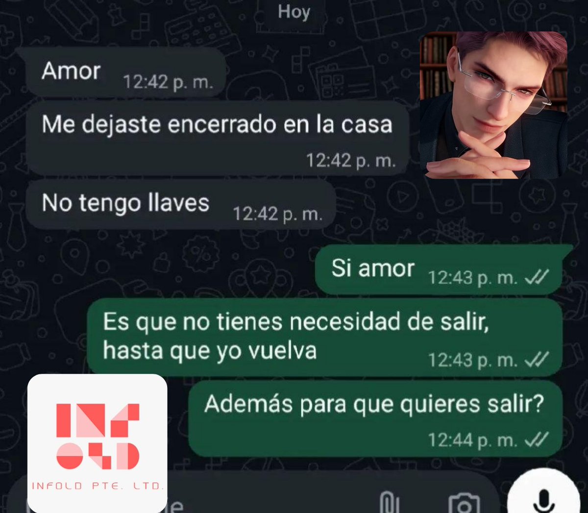 Xuelyn_'s tweet photo. SOLTALO INFOLD, ÉL NO HA HECHO NADA MALO... solo es un nerd que quiere mimos y chocolate 😭

#Valko #JusticeForValko #恋与深空 #敖尹 #LoveAndDeepspace #LADS #BringValkoBack #SaveValko #BringBackValko #LADSValkoReturn https://t.co/p7JqKMb2K0