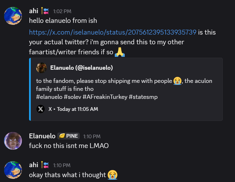 crofiishy's tweet photo. this is not the actual elanuelo. real elanuelo does not gaf about shipping https://t.co/Jbde062TDI