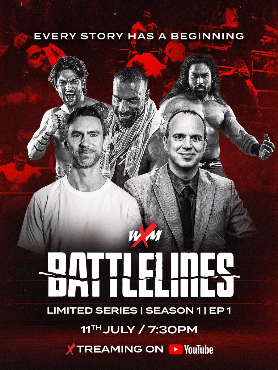 Official_WXM's tweet photo. New conversations. Fresh perspectives. One shared passion for pro-wrestling. 

Are you ready to draw the Battle Lines?

#WXM #WrestleTalk #BattleLines https://t.co/vY0rh8w2pS