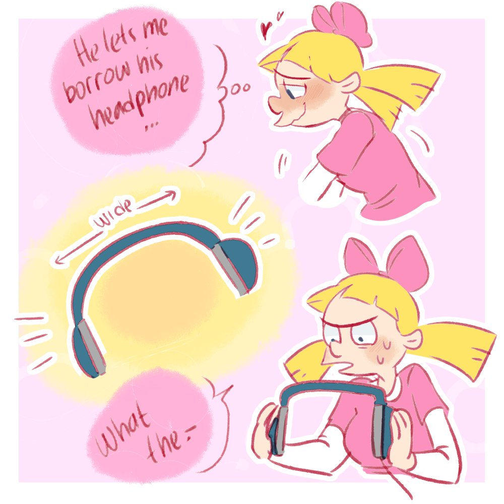 finn_ette's tweet photo. [ Repost ] Headset (1/2) #shortaki #heyarnold https://t.co/YWWkZCqrvh