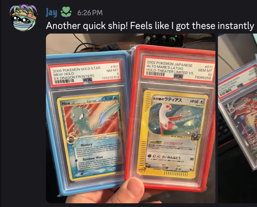 trylastpack's tweet photo. We launched only 7 days ago and Lastpack collectors have already had over $200,000 in cards delivered around the world all within in 1-5 business days.

Grails shipped to your door in days, not weeks. 

That's that Lastpack Magic! https://t.co/rWmUrsdXzd