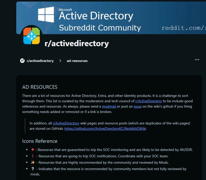 techspence's tweet photo. There's really no shortage of really good technical and strategic advice for securing Active Directory. In other words, there's no excuse. 💪 

https://t.co/dwubbzwseN https://t.co/4HnwWUrgMI