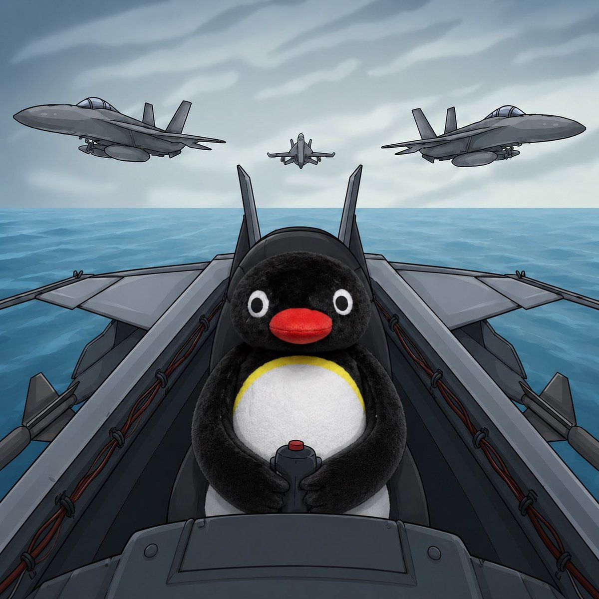 JohanLiebejdht's tweet photo. PINGU READY TO THE MOON https://t.co/gx8nClEzvJ