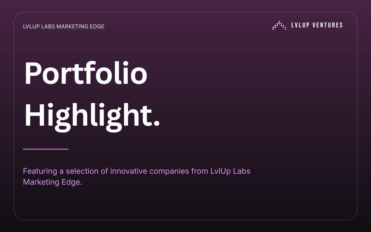 Lvlupvc's tweet photo. We’re wrapping up the week by highlighting 5 new companies we’ve recently added to the LvlUp Ventures portfolio.

We are intentionally industry-agnostic because exceptional execution doesn't belong to a single vertical. From frontline HR tech to deep subsurface geoscience software, we back teams building critical infrastructure for massive markets.

Swipe through the deck below for a quick snapshot of some of the startups we’ve added to our ecosystem:

🌾 Sera AI | Shifting a massive $380B industry off 1990s spreadsheets with a voice-first, AI-native Sales OS built for food supply distributors.
👥 PerfectHire | Replacing traditional corporate ATS tools with a unified talent operating system engineered for high-velocity frontline and shift-based teams.
🏡 LendlyX | Eradicating private real estate renovation fraud by validating budget line items and photo authenticity in under 60 seconds.
💳 NodeRails | Building the comprehensive merchant operating stack to make crypto a trusted, compliant, and scalable global revenue method.
🌍 GeoDepthAI | Dragging geological analysis out of legacy desktop systems with cloud-native, AI-assisted subsurface interpretation infrastructure.

Different verticals, same hyper-focused DNA.

Congratulations to these founding teams on the recent milestones. Let’s get to work. ⚡

#VentureCapital #Startups #PreSeed #SaaS #TechInvesting #B2BInfrastructure
