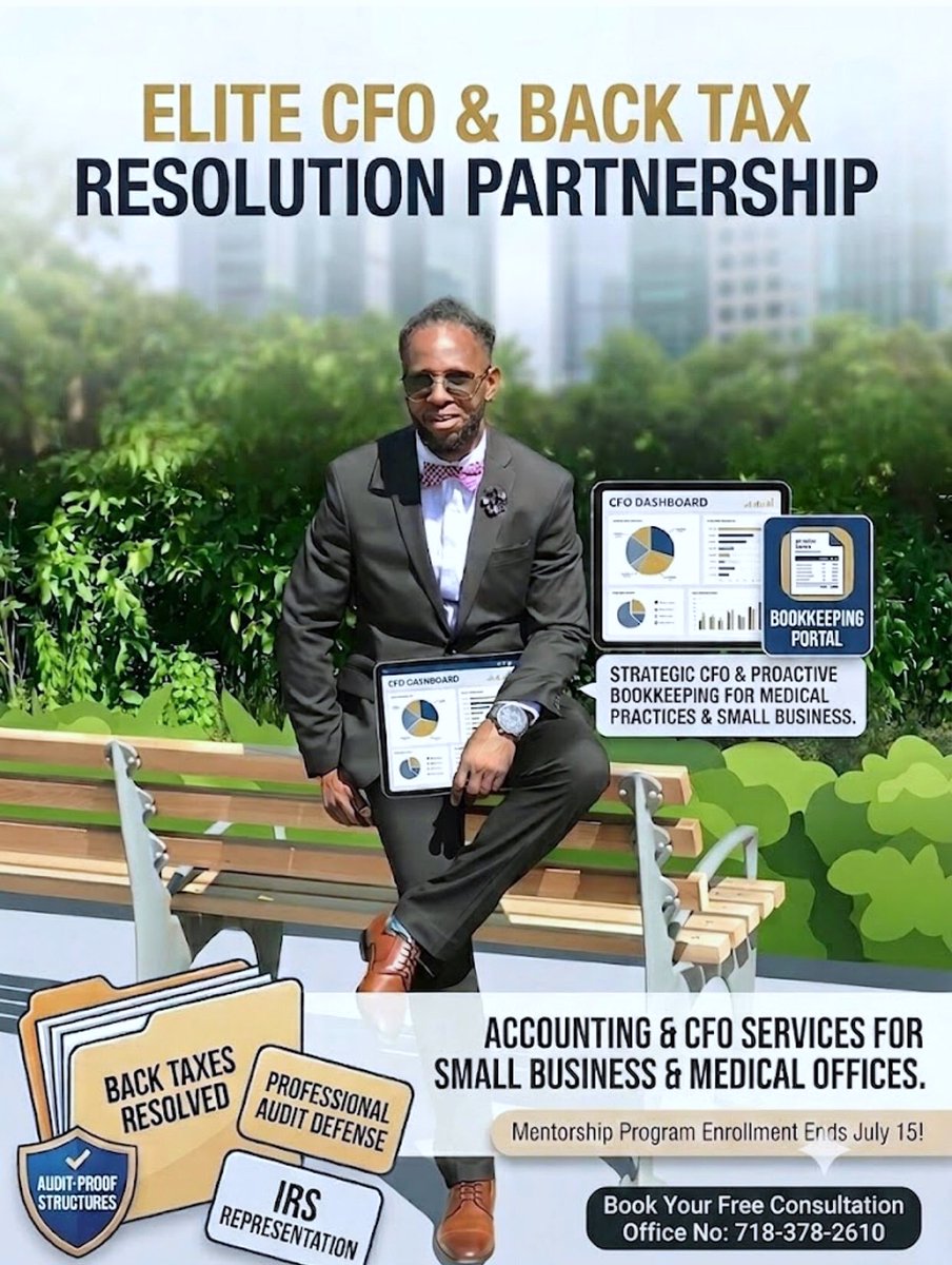 Sedgwick411's tweet photo. Need a CPA firm that handles it all? From daily bookkeeping and CFO-level strategy to resolving complex IRS issues, we’ve got your business covered.
Let’s get your finances on track. Call us today: 718-378-2610 💼📈 #CPA #TaxHelp #BusinessGrowth https://t.co/L6stz0fhCC