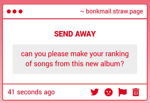 the bonk mail 📬 tweet media
