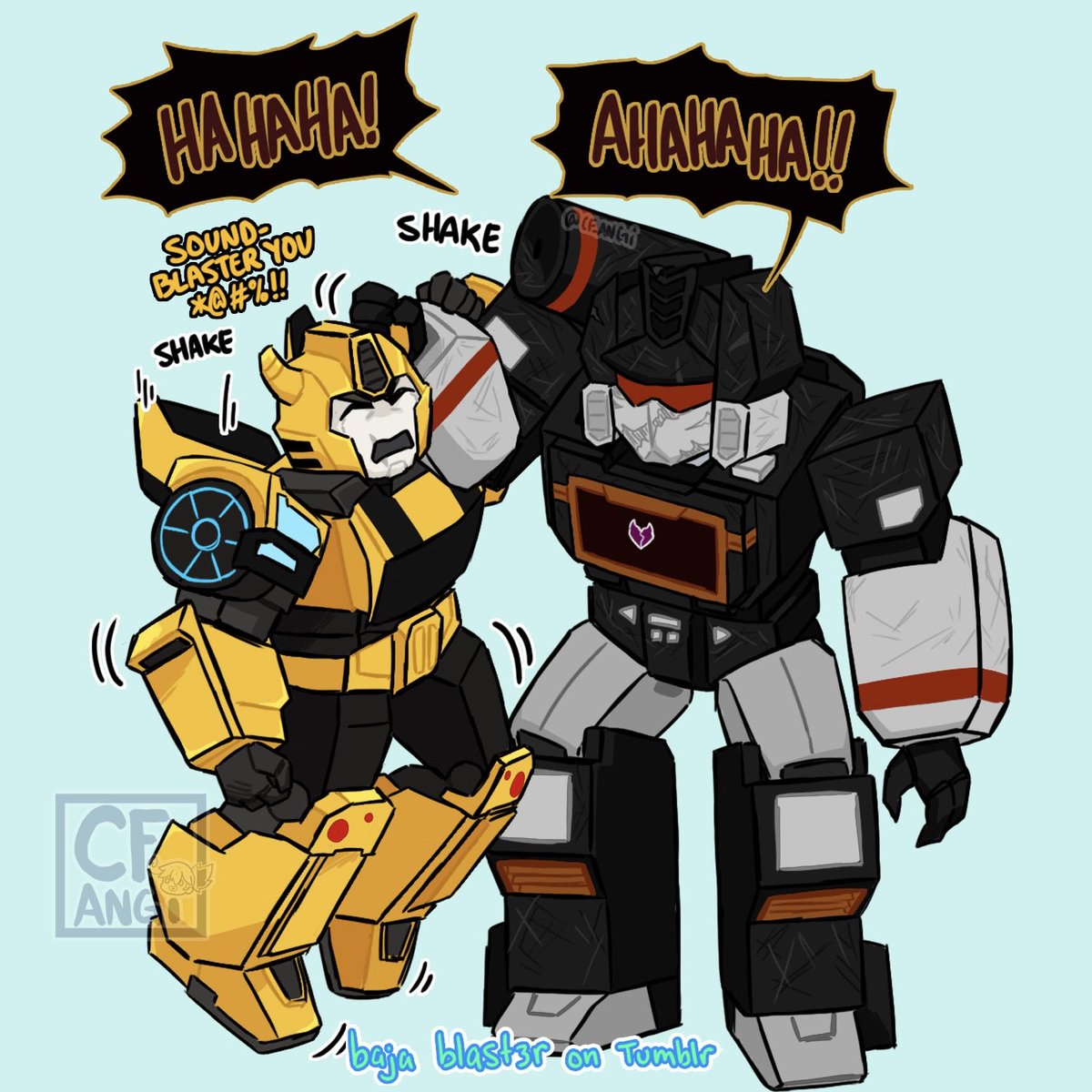 cfangi_art's tweet photo. I hate this guy
#Transformers #maccadam #soundblaster #bumblebee https://t.co/7jswtUJbSD