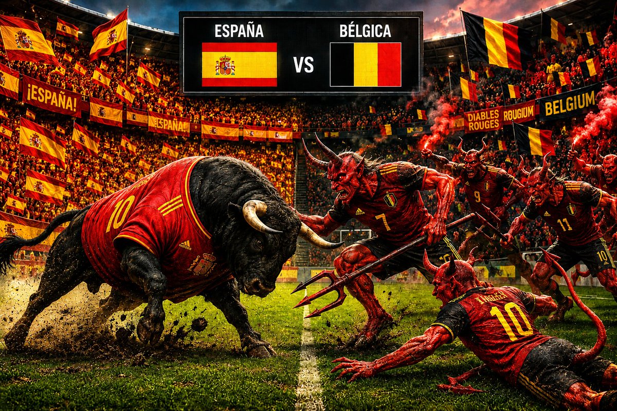 FranReloaded's tweet photo. A poner una pica en Flandes ¡Vamoooooooos!#MundialRTVE #Mundial2026 #España #Spain #Bélgica #Belgium #EspañavsBélgica #SpainvsBelgium #FuriaEspañola #theredfury #laRoja #DemoniosRojos #RedDemons #DiablesRouges #FifaWorldCup2026 #Worldcup2026 https://t.co/ahhSTJZ6YS