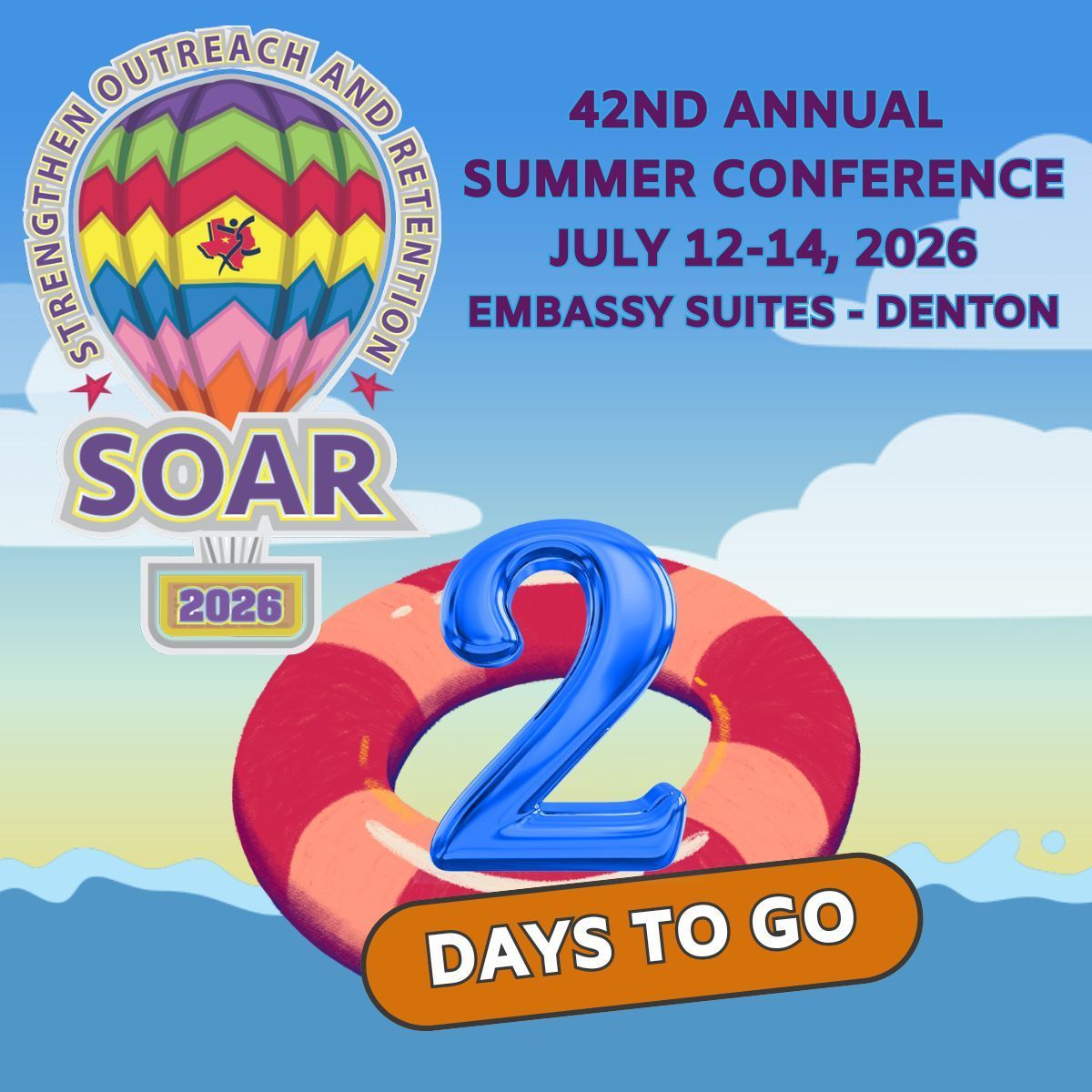TexAHPERD's tweet photo. Two days left! Plan your conference now—use the TAHPERD app to set an agenda and browse sessions across physical ed, health, dance, recreation, college prep, admin, assessment, wellness, and leadership. July 13–14. #SOAR2026 https://t.co/laswHyhdS5