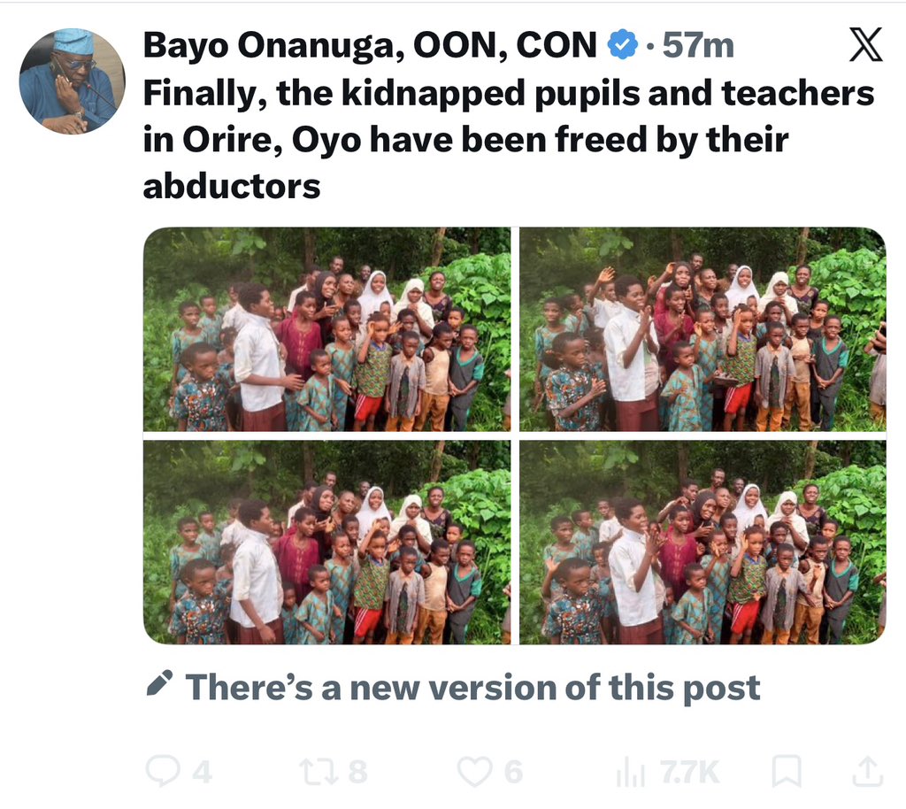 Frankinstyn47's tweet photo. @BwalaDaniel Ok your own na rescue and release. Bayo don clean tire. This minute “their abductors freed them.” E be like them shout for am. He change am immediately to “rescued by our security agencies.” This una job hard o. 🤣🤣🤣 https://t.co/cUZnOfrwF0