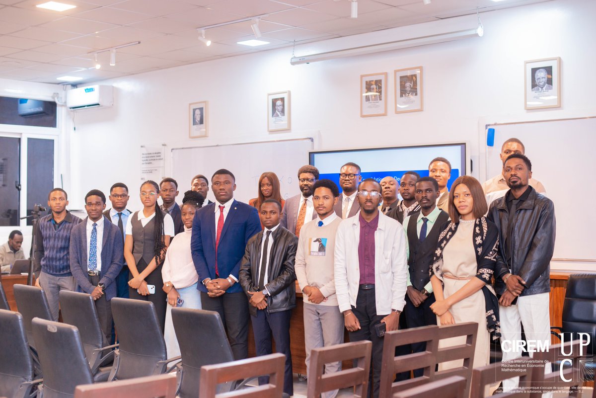 CIREMath's tweet photo. 📸 Retour en images : Atelier CIREM de ce vendredi 10 juillet 2026, consacré au thème : « Fiscal Consolidation and Development: Evidence from Sub-Saharan Africa »*. 

Animé par Nephthali Cibangu, étudiant en Master 2 Économie mathématique et affilié au CIREM, cet atelier a présenté les principaux résultats d’une étude consacrée aux effets de la consolidation budgétaire sur le développement humain en Afrique subsaharienne.

S’appuyant sur une nouvelle base de données narrative couvrant 14 pays de la région, cette recherche analyse l’impact des politiques de consolidation budgétaire sur le développement humain ainsi que sur ses trois principales dimensions : la santé, l’éducation et le revenu. Les résultats mettent en évidence les arbitrages entre discipline budgétaire et développement humain, tout en soulignant que les effets des consolidations budgétaires varient selon leur composition et leur horizon temporel.

L’atelier s’est conclu par des échanges nourris entre les participants autour des implications de ces résultats pour la conduite des politiques budgétaires dans les pays d’Afrique subsaharienne. 

*WORKING PAPER: 
“Fiscal Consolidation and Human Development: Evidence from Sub-Saharan Africa”, rédigé par Nephthali Cibangu, Manassé Mulunda, Ishara Musimwa et Jean-Paul Tsasa Kimbambu.