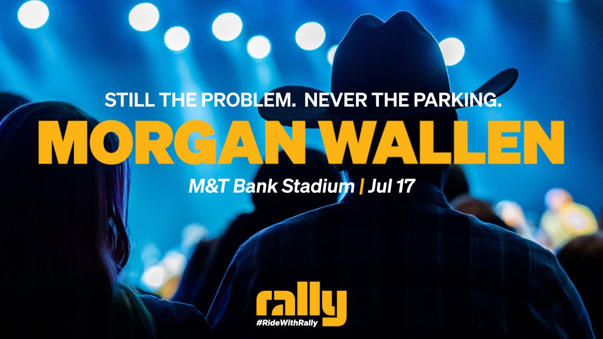 RallyBus's tweet photo. Morgan Wallen brings Still the Problem Tour to M&T Bank Stadium Friday. 
Book your Rally seat now, skip the lot chaos, BYOB, and let the ride kick off the night.

📍 Baltimore, MD • July 17 • 5:30 PM

Book Now: https://t.co/HzhlLRp9HN 

#MorganWallen #StillTheProblemTour #CountryMusic #RideWithRally
