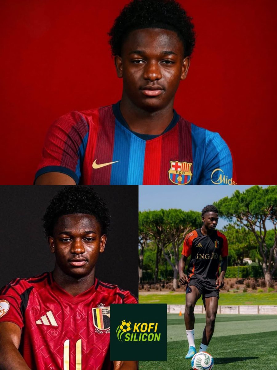 the4tharm0's tweet photo. 🇧🇪🇬🇭EXCL: According to Nieuwsblad_be, Club Brugge have rejected a €10 million offer from FC Barcelona for Belgian-Ghanaian Winger Jesse Bisiwu! ✨

The Brugge club wants to add significant percentage of any future transfer fee. The Catalan club appear unwilling to accept these conditions.