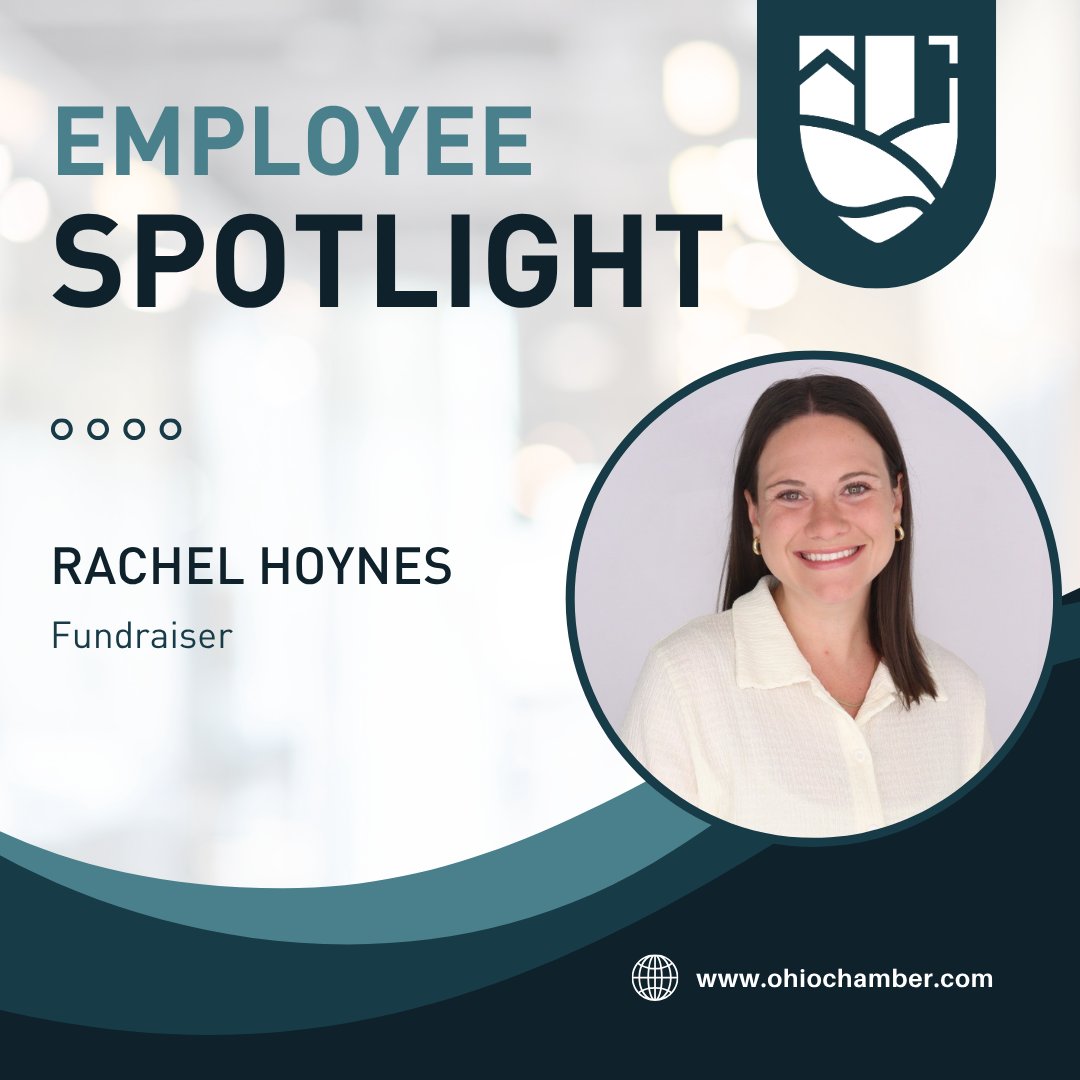 OhioChamber's tweet photo. #EmployeeSpotlight: Rachel Hoynes, Fundraiser!
Rachel helped secure philanthropic support for the Ohio Chamber Research Foundation's Mental Health Toolkit for Employers—making valuable resources more accessible to Ohio workplaces.
Fun fact: She loves planning trips and knitting! https://t.co/u14Q1zriDV