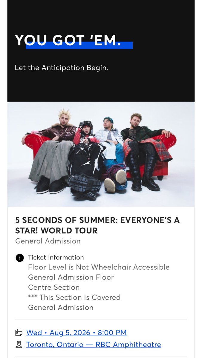 youlooksoocool's tweet photo. 5sos will be seeing me again https://t.co/jm6Lb9C2hF