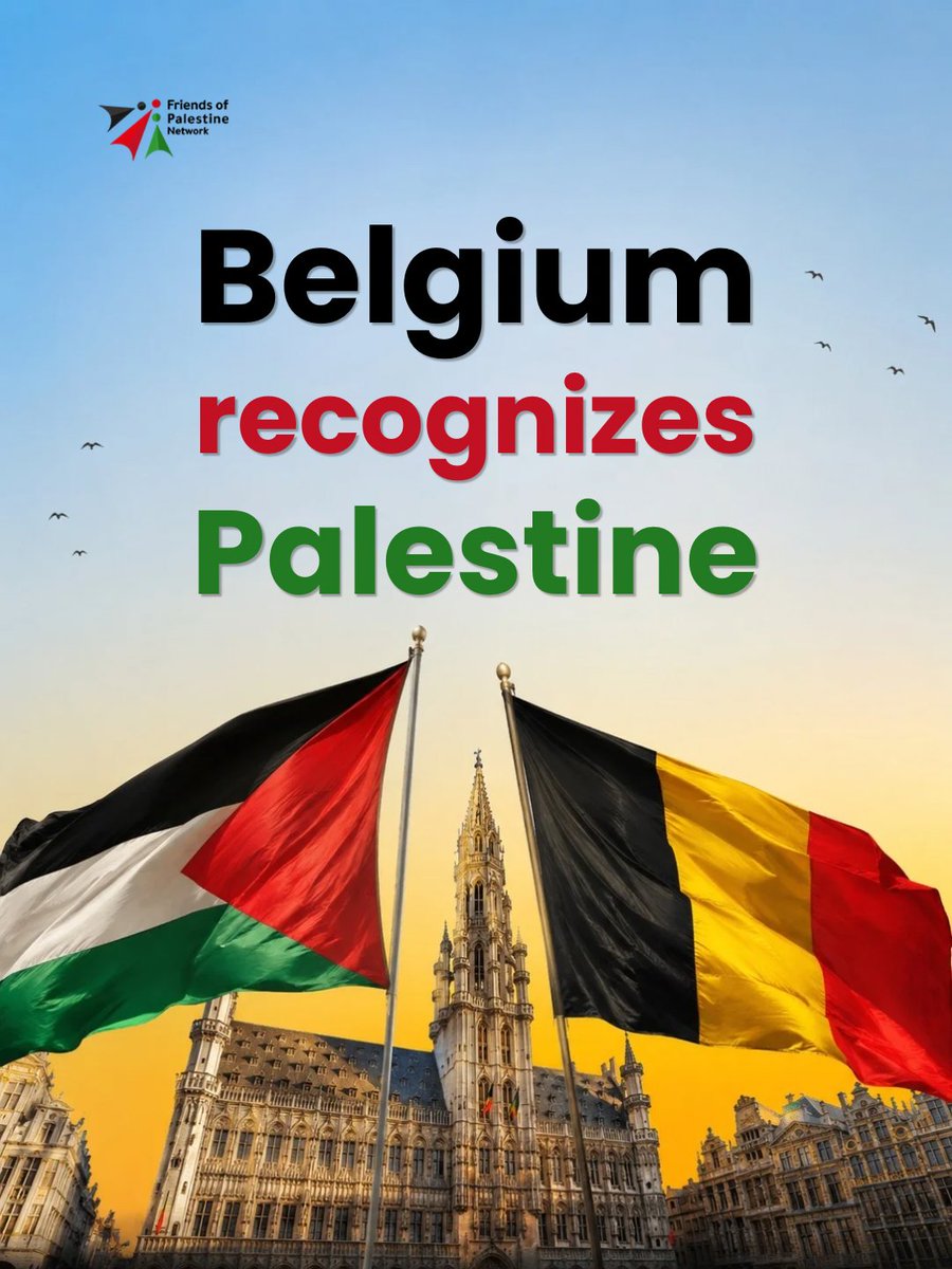 Fopnetwork_en's tweet photo. Belgium is preparing to recognize the State of Palestine following the establishment of the National Committee for the Administration of Gaza, joining a growing movement of European nations. This move has sparked strong reactions from Israel. #FreePalestine #Palestine #Gaza https://t.co/a8ZE4HMQ5U