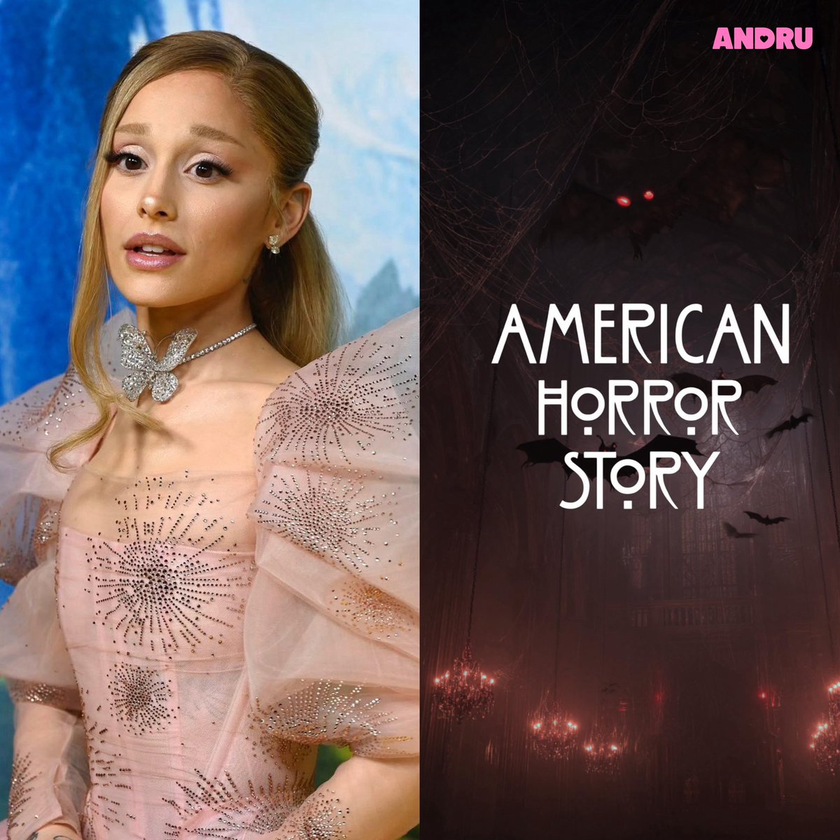 andrugeek's tweet photo. ¡YA NO FORMARÁ PARTE! ❌ Se informa que #ArianaGrande ya no aparecerá en la temporada 13 de #AmericanHorrorStory debido a conflictos de agenda con su gira mundial. https://t.co/tbChRqT73P