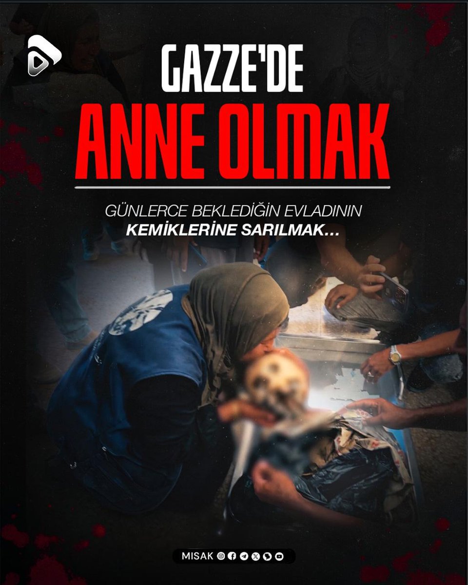 misak_tr's tweet photo. 🔰ÖLEN YAVRUSUNUN KEMİKLERİNE SARILDI

Filistinli anne Ümmü Muhammed Ebu Hamaş, İsrail ordusunun günlerce ulaşılmasına izin vermediği oğlu Muhammed Ebu Hamaş'tan geriye kalan kemikleri gözyaşları içinde bağrına bastı.

#AKSA_TUFANI

#LGS2026
#Hud112
#FileninSultanları

#MISAK https://t.co/qtDO6BM7ch