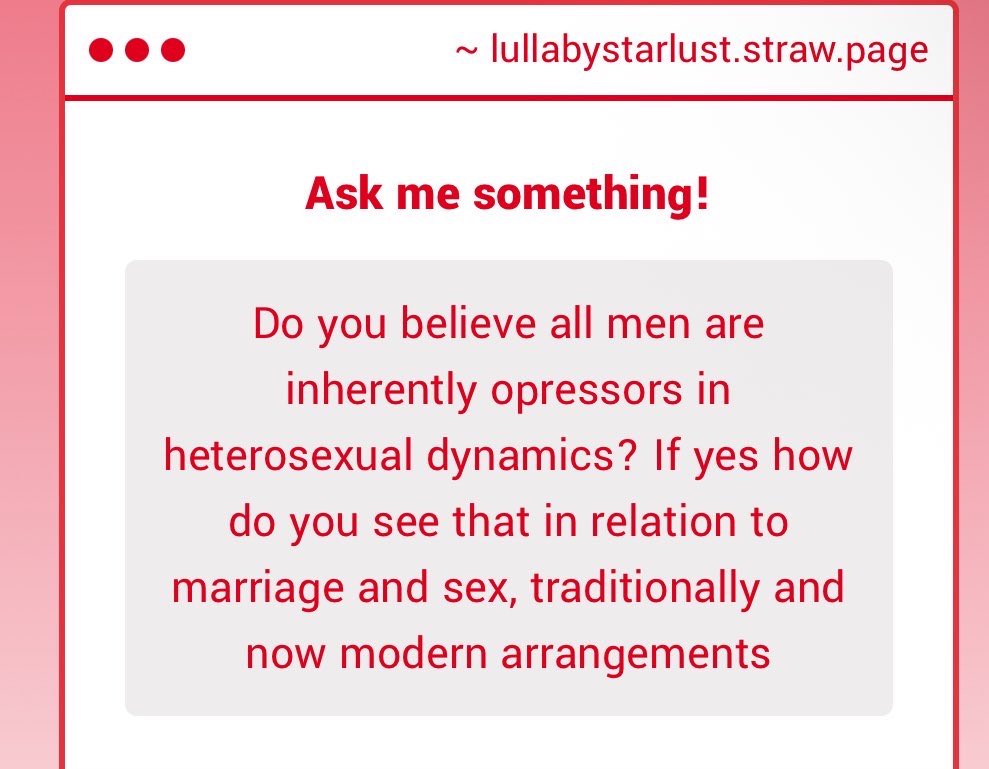 lullabystarlust's tweet photo. i find “all men” stuff to be a bit useless analytically

all men dont need to be “evil” for men to structurally be beneficiaries of het partnership. historically and now

more women must gain the mindset shes better off single than with men who dont materially improve her life https://t.co/se51deDzRB