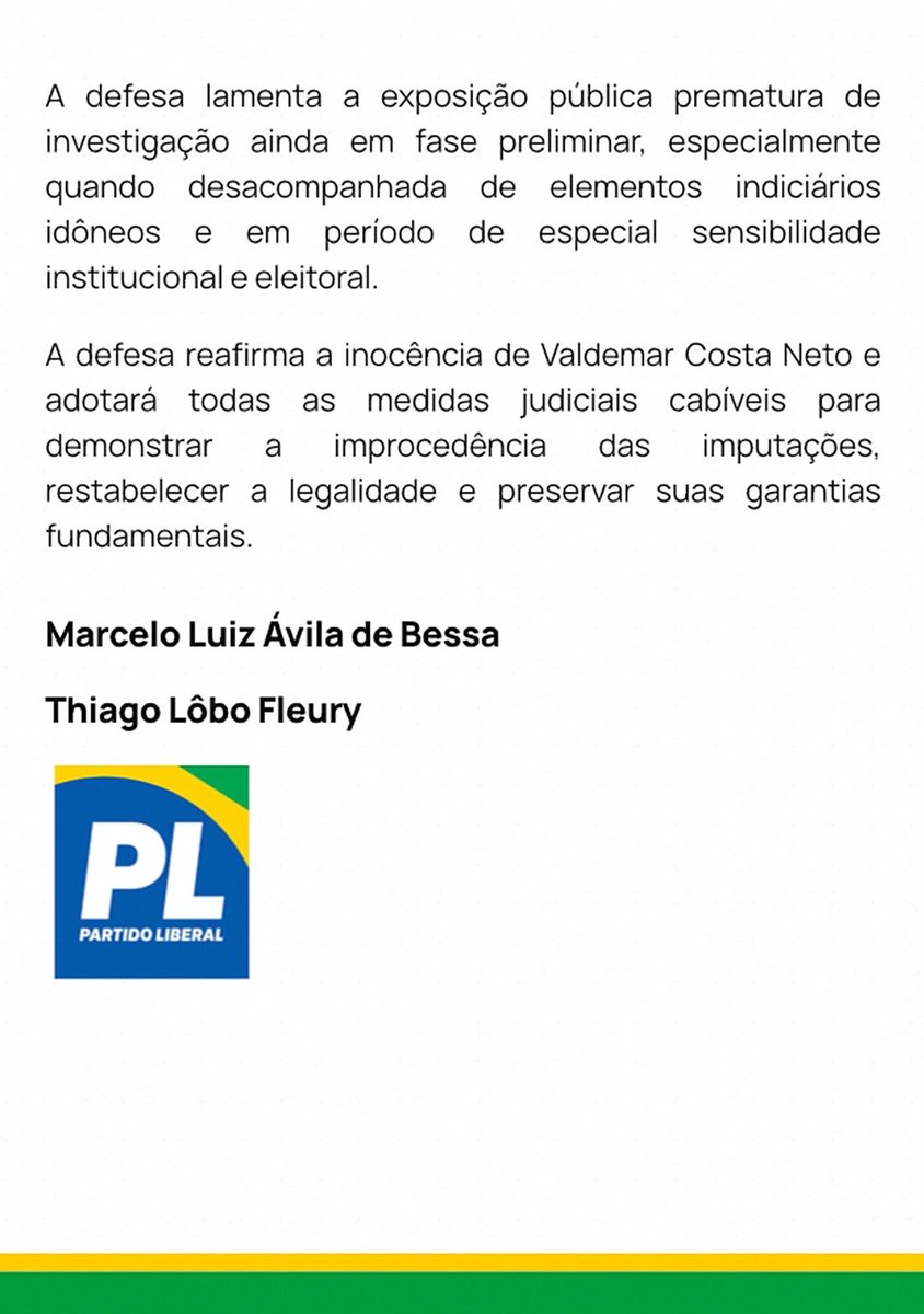 Valdemar Costa Neto tweet media