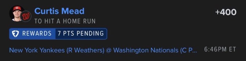 ferdy4lif's tweet photo. Letβs see him cook
π°
#MLB #Baseball #MLBBets #SportsBetting #Strikeouts #Parlay #BettingTwitter #GamblingTwitter #MLBPicks #BaseballBets #SportsPicks #BetSlip #SportsInvesting #SportsCommunity #WinningTickets #BettingCommunity #MLBParlay #SportsTalk #GameDay #LetsCash https://t.co/z2v0eXPmkQ