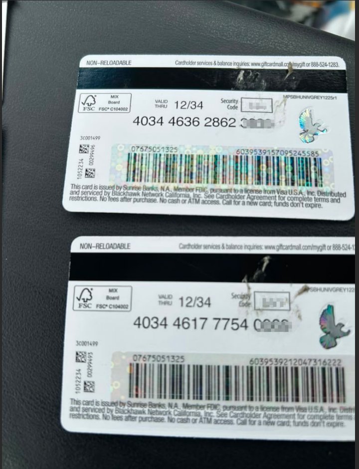 william19105769's tweet photo. Turn Your Gift Cards into Instant Cash! 📷We buy gift cards from top brands at the highest rates 📷 #GiftCardDeal #GiftCardBuyer #GiftCardTrading #GiftCardsForCash #RazerGold #GiftCardExchange #AppleCard #Nigeria #Nigeriagiftcard #GiftCardTrade #TrustedBuyer https://t.co/e3wrN6Wv64