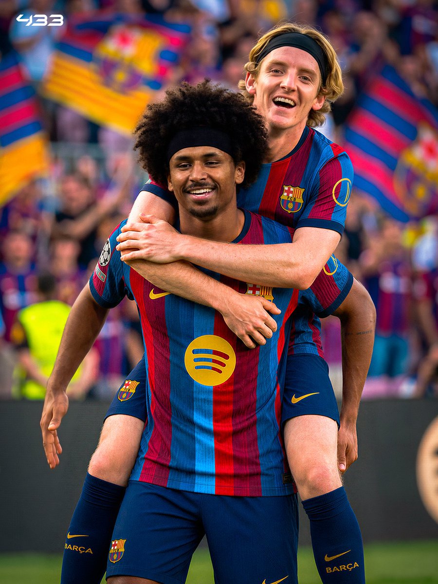 FootballDawko8's tweet photo. 🔵🔴 The future of Barcelona looks brighter than ever.
Two young stars, one big dream. ✨
If this partnership clicks, Barça fans could be in for something truly special. 💙❤️
The next generation is ready to shine. 🌟
#FCBarcelona #Barca #ViscaBarca #Football #FutureStars https://t.co/36GWN1jehJ