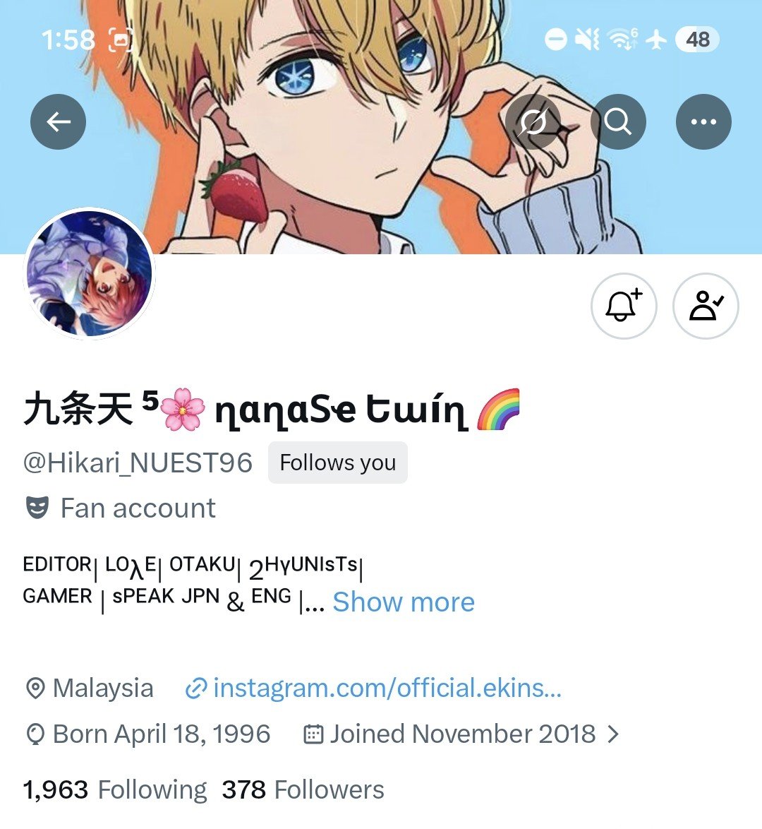nuestlove_27's tweet photo. ‼️ FOR EVERYONE'S AWARENESS ‼️

There has been a lot of DISCORD SCAM going around here. @/Hikari_NUEST96 has been my moots for a long time I think 😢, sent me a message saying she accidentally reported my account. Turns out it's a scam. Thank you for helping me @Aragorn_heart 🥹 https://t.co/ElYRJfE1EW