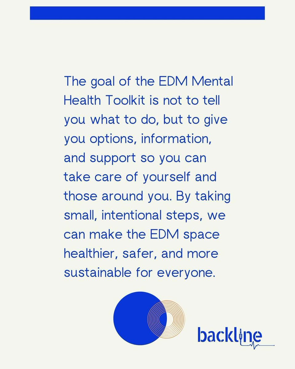 SBKgives's tweet photo. @backline-care's new EDM Mental Health Toolkit offers free, practical guidance on touring, burnout, self-care &amp; staying grounded on and off the road.
SBK is proud to support resources that make mental health care more accessible for music communities.
Download on Backline's site. https://t.co/oS4OHo1RQj