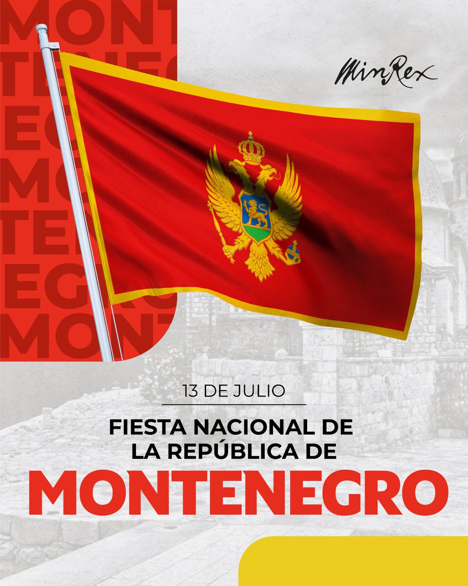 CubaMINREX's tweet photo. #Cuba 🇨🇺 extiende cordiales felicitaciones al pueblo y gobierno de Montenegro 🇲🇪 en ocasión de su Fiesta Nacional.

Ratificamos la voluntad de continuar estrechando los lazos de cooperación entre ambas naciones. https://t.co/muvjEFsjSg
