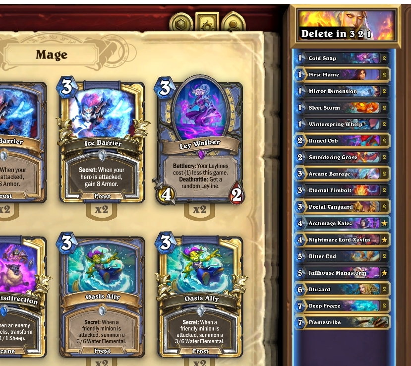 JambreHS's tweet photo. Built a Thrillhouse mage today and farmed some Shamans with it 
9-4 score overall in top 50.  

Make sure you draw millhouse on 5, then control with freezes and heal until you eventually win.  

Enjoy https://t.co/jKPQueU83T