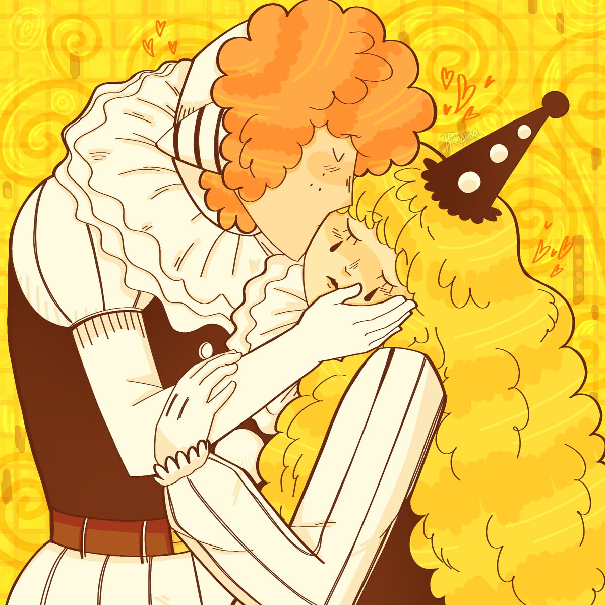 MsRinza's tweet photo. 𝘓𝘰𝘷𝘦𝘳𝘴...🧡

#yumeship #ranfren #ランフレン #ocxcanon https://t.co/y1vHw13r81