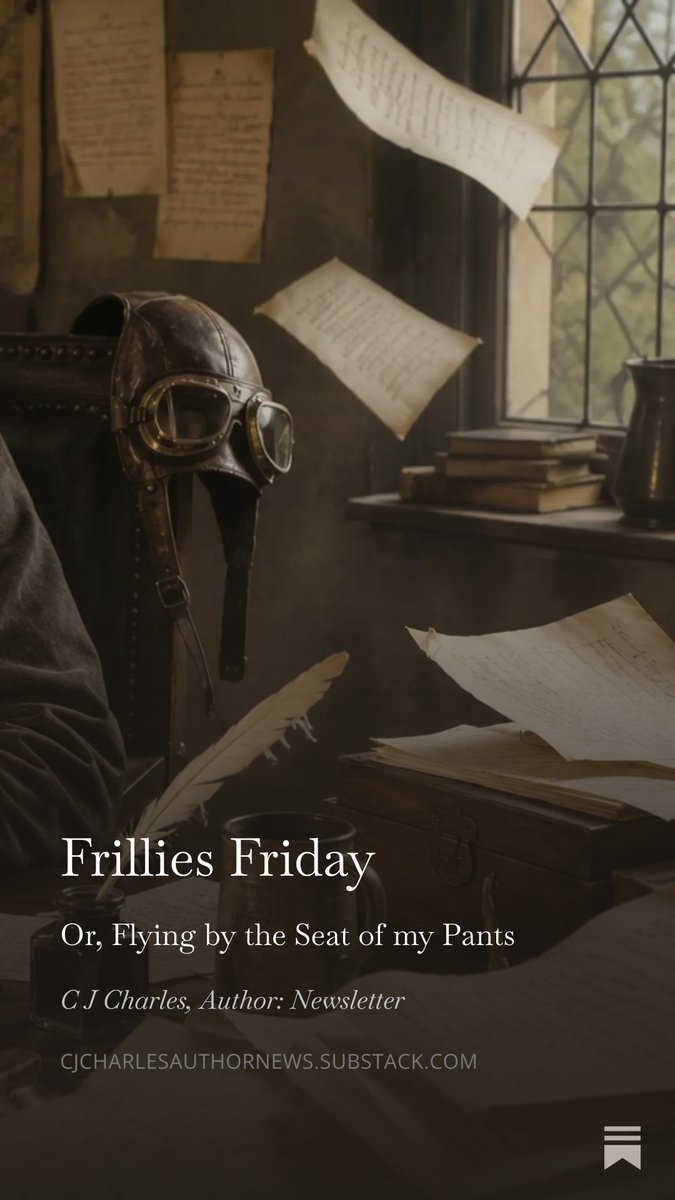 CountryWrites's tweet photo. Frillies Friday 

How do you make historical fiction sound authentic without making it hard to read?

In this week’s newsletter, I explore the challenge of writing across two eras: seventeenth-century Shropshire in Lost Boy Jack and the world of 1945 in The Spectral Detective.

From pottage, tumbrels and dingles to rods, roscoes and niftic suits, I look at how period words can enrich a story—provided the reader can understand them without stopping for a history lesson.

Research builds the world. Instinct brings it to life.

#HistoricalFiction #WritingCraft #AuthorNewsletter #LostBoyJack #TheSpectralDetective #Worldbuilding

https://t.co/WJ0i2ygCp9
